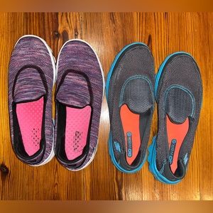 2 pair of Ladies Skechers Go Walk 2 Size 9, lots of life left in these! Comfy!